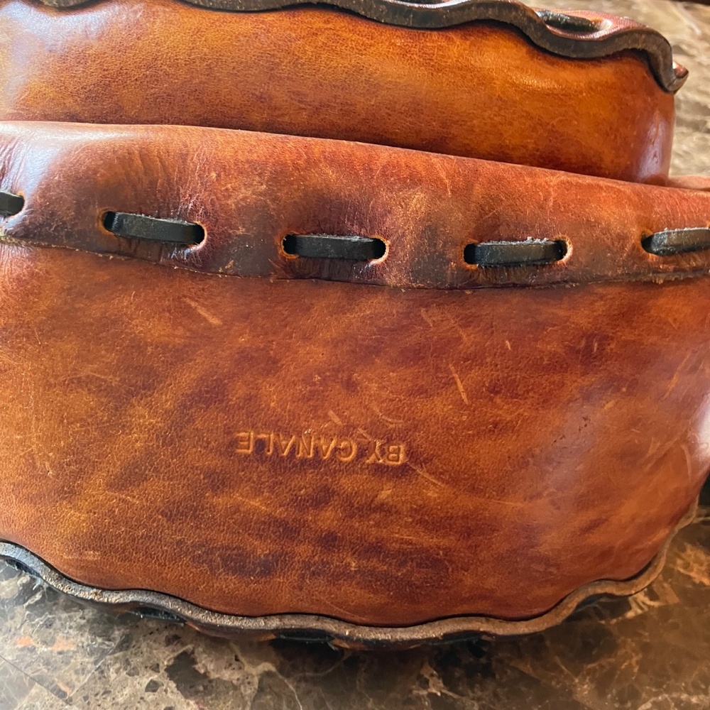 BOHO vintage “Canale” hand painted leather purse - Picture 4 of 8